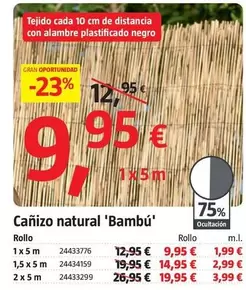 Canizo Natural 'Bambu'