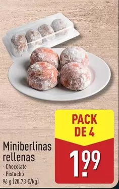 Miniberlinas Rellenas