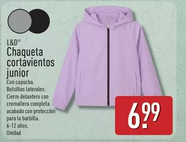 L&D - Chaqueta Cortavientos Junior