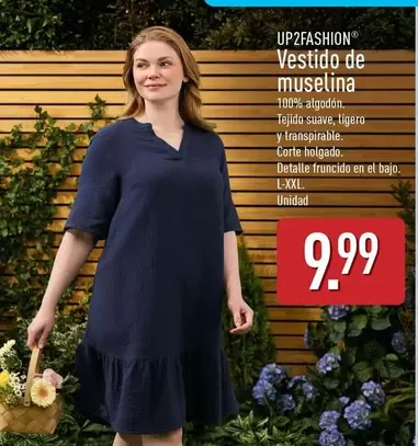 Up2fashion - Vestido De Muselina