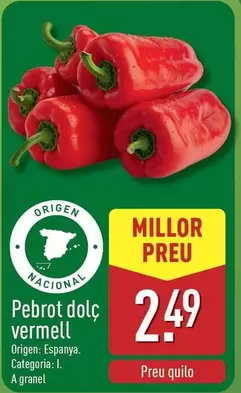 Pebrot Dolc Vermell