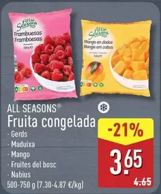All Seasons - Fruita Congelada
