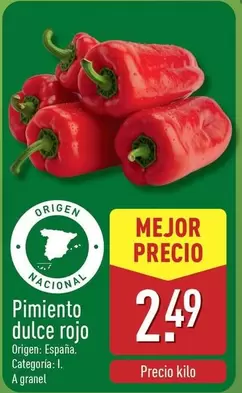 Pimiento Dulce Rojo