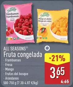 All Seasons - Fruta Congelada