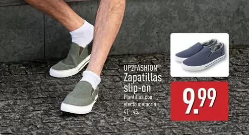 Up2fashion - Zapatillas Slip-On