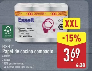 Esselt - Papel De Cocina Compacto