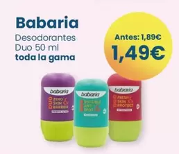 Babaria - Desodorantes