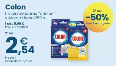 Colon - Limpialavadoras Todo En 1 Y Aroma Limon