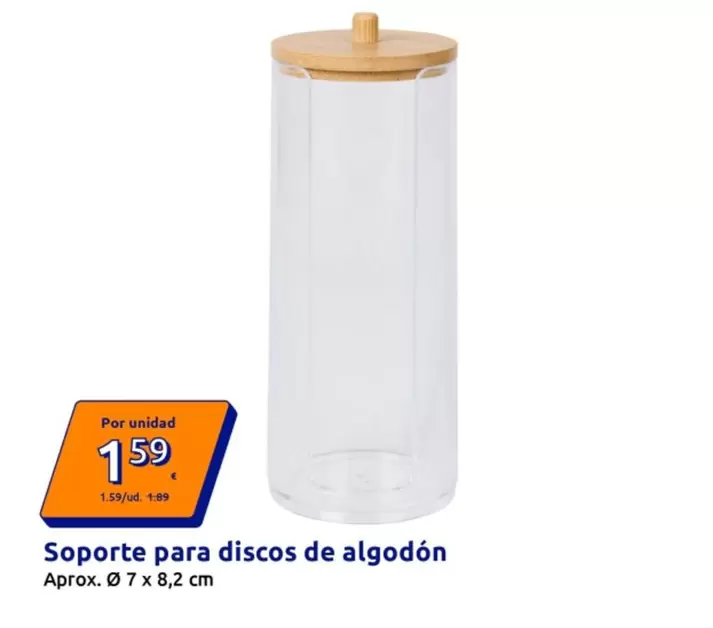 Soporte Para Discos De Algodón