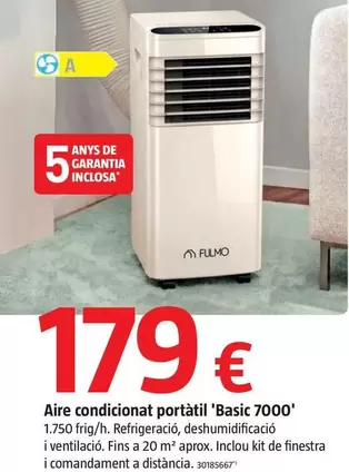 Fulmo - Aire Acondicionado Portátil 'Basic 7000'