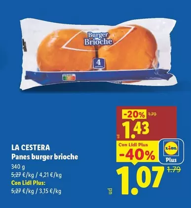 La Cestera - Panes Burger Brioche
