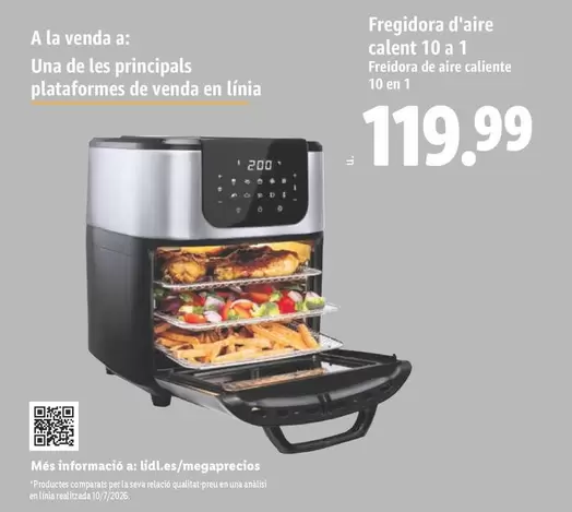 SilverCrest - Freidora De Aire Caliente 10 En 1