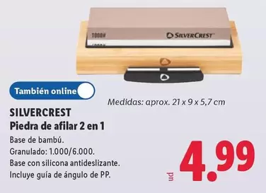 SilverCrest - Piedra De Afilar 2 En 1
