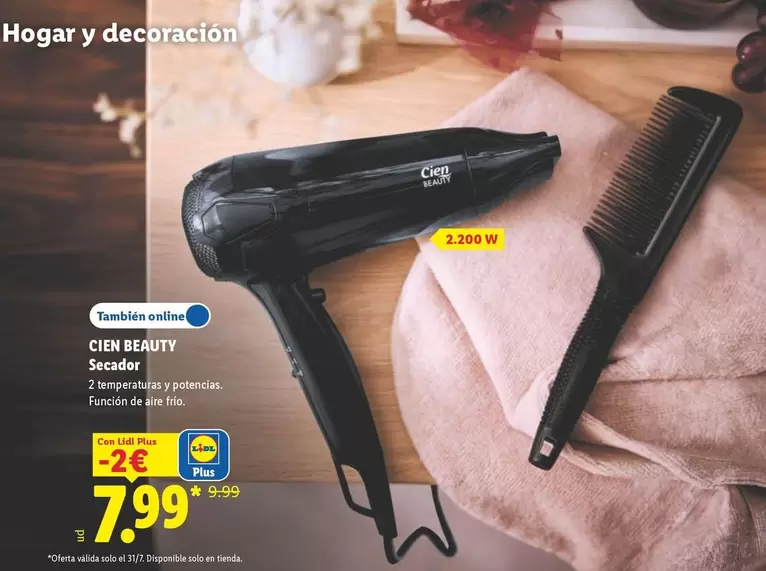 Cien Beauty - Secador