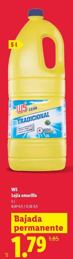 W5 - Lejía Amarilla