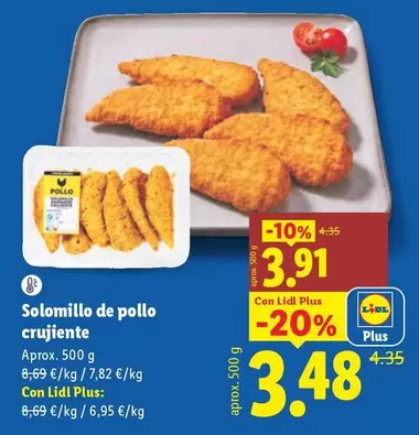 Solomillo De Pollo Crujiente
