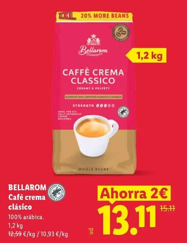 Bellarom - Café Crema Clásico