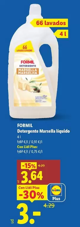 Formil - Detergente Marsella Liquido