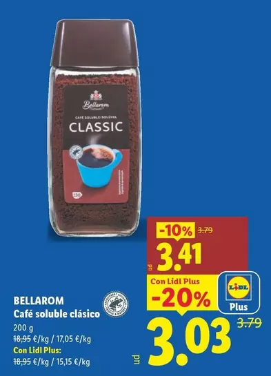 Bellarom - Café Soluble Clasico