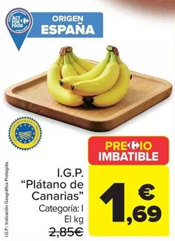 origen - I.g.p. Platano De Canarias