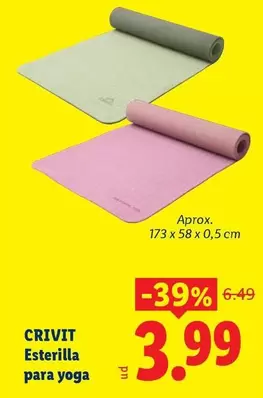 Crivit - Esterilla Para Yoga