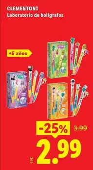 Clementoni - Laboratorio De Bolígrafos