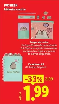 Pusheen - Material Escolar