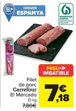 carrefour - Filet de porc El Mercado