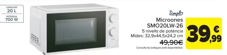 Simply - Microones SMQ20LW-Z6