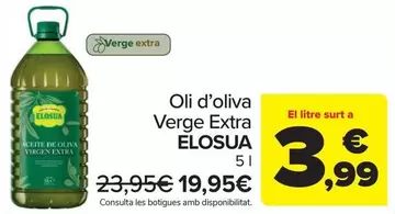 Elosua - Oli D'oliva Verge Extra