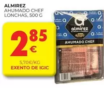 almirez - Ahumado Chef Lonchas