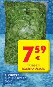 Florette - Rucula Bolsa