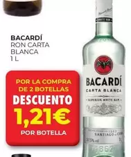 Bacardi - Ron Carta Blanca