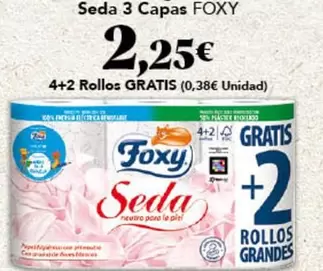 Foxy - 4+2 Rollos Gratis