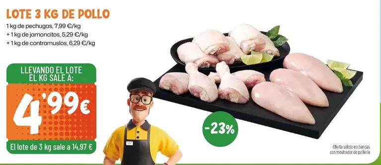 Lote 3 Kg De Pollo