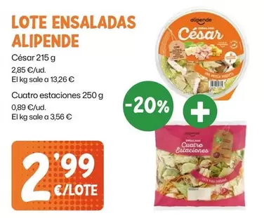 Cesar - Lote Ensaladas Alipende