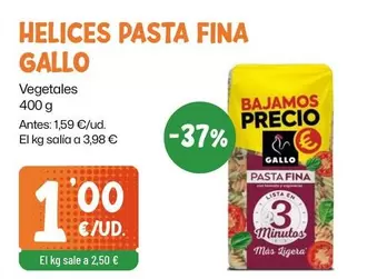 Gallo - Pasta Fina Vegetales