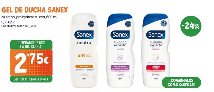 Sanex - Gel De Ducha
