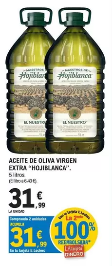 Hojiblanca - Aceite De Oliva Virgen Extra