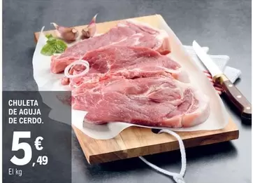 Chuleta De Aguja De Cerdo