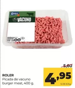 Roler - Picada De Vacuno Burger Meat