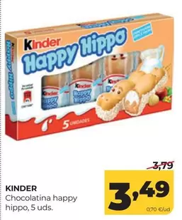 Kinder - Chocolatina Happy Hippo