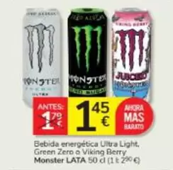 Mas - Bebida Energetica Ultra Light, Green Zero O Viking Berry