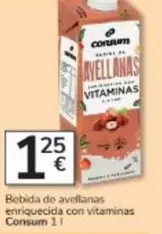 Consum - Bebida De Avellanas Enriquecida Con Vitaminas