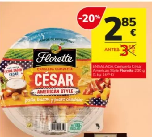 Florette - Ensalada Completa Cesar Simple