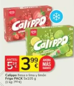 Calippo - Fresa O Lima Y Limon