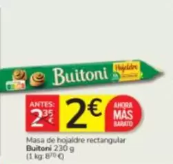 Buitoni - Masa De Hojaldre Rectangular