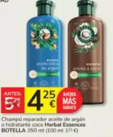 Herbal Essences - Botella Champu Reparador Aceite De Argan