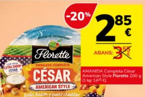 Florette - Amanida Completa Clesar American Style