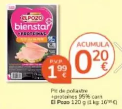 El Pozo - Pit De Pollastre +proteines 95% Carn